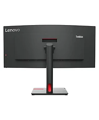 Lenovo ThinkVision T34w-30 34" 21:9 UltraWide Qhd Curved Va Wled Lcd Monitor, Raven Black