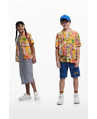 Desigual Boys's Short-sleeve shirt with stamps