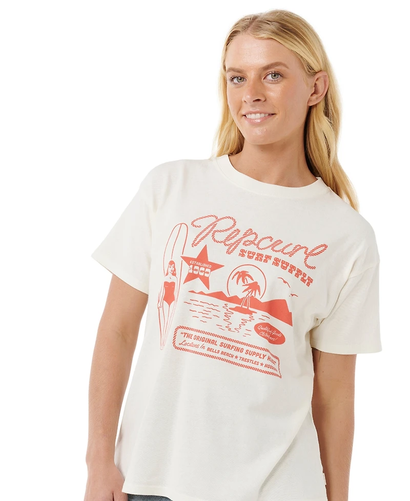 Rip Curl Women's Surf Supply Printed T-Shirt