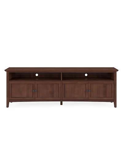 Furniture 84" Hedworth Wood Entertainment Console Drawer