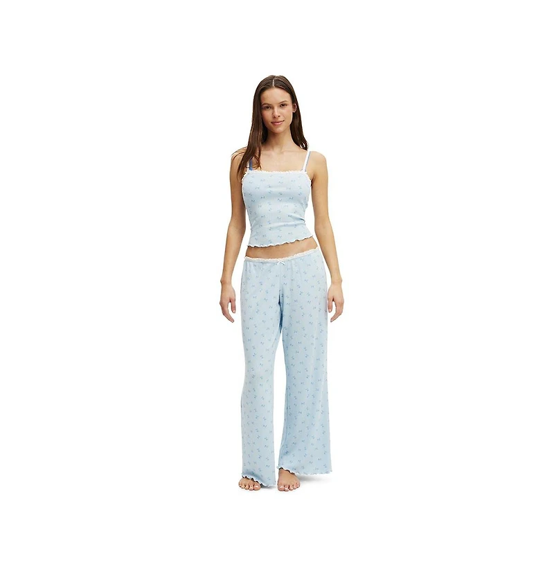 Cotton On Women's Waffle Baby Lock Square Neck Cami