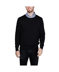 Tailorbyrd Men's Fine Knit Crew Neck Sweater