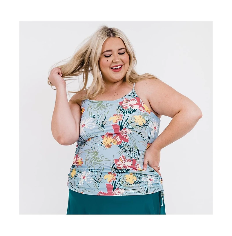 Calypsa Plus Size Adjustable Strap Maya Swim Top