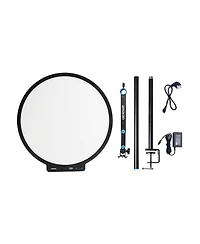 amaran Verge Max 22" 60W Bi-Color Circular Led Light Panel, Charcoal, with Base Stand