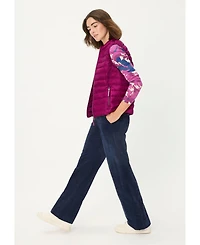 Olsen Women's 2-in-1 Reversible Quilted Vest