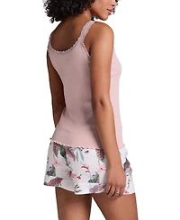 Hunkemoller Women's Cami Rib Lace