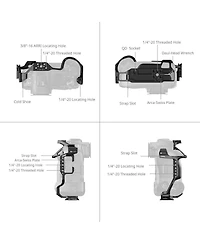 SmallRig Full Camera Cage for Canon Eos R1, Black