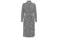 Olsen Women's Leopard Print Shirt Dress