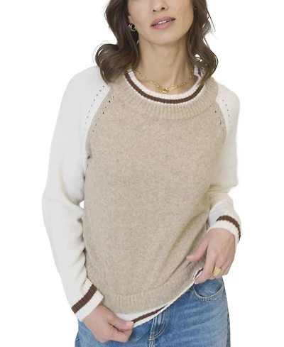 Central Park West Women's Olivia Baseball Sweater