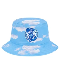 New Era Men's Black/Light Blue Boston Celtics Summer Sun and Storm Reversible Bucket Hat