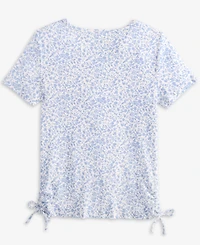 Epic Threads Girls 5-18 Printed Side Ruched Top, Macy's Exclusive
