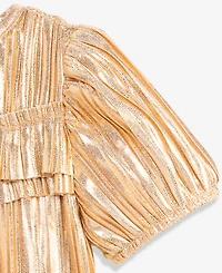 Epic Threads Girls Toddler 2T-4T Metallic Ruffled Top, Macy's Exclusive