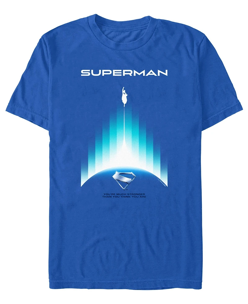 Fifth Sun Men's Superman 2025 Regular Fit Crew Neck T-Shirt