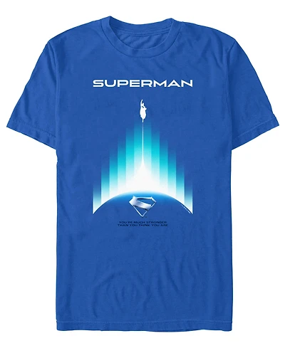 Fifth Sun Men's Superman 2025 Regular Fit Crew Neck T-Shirt