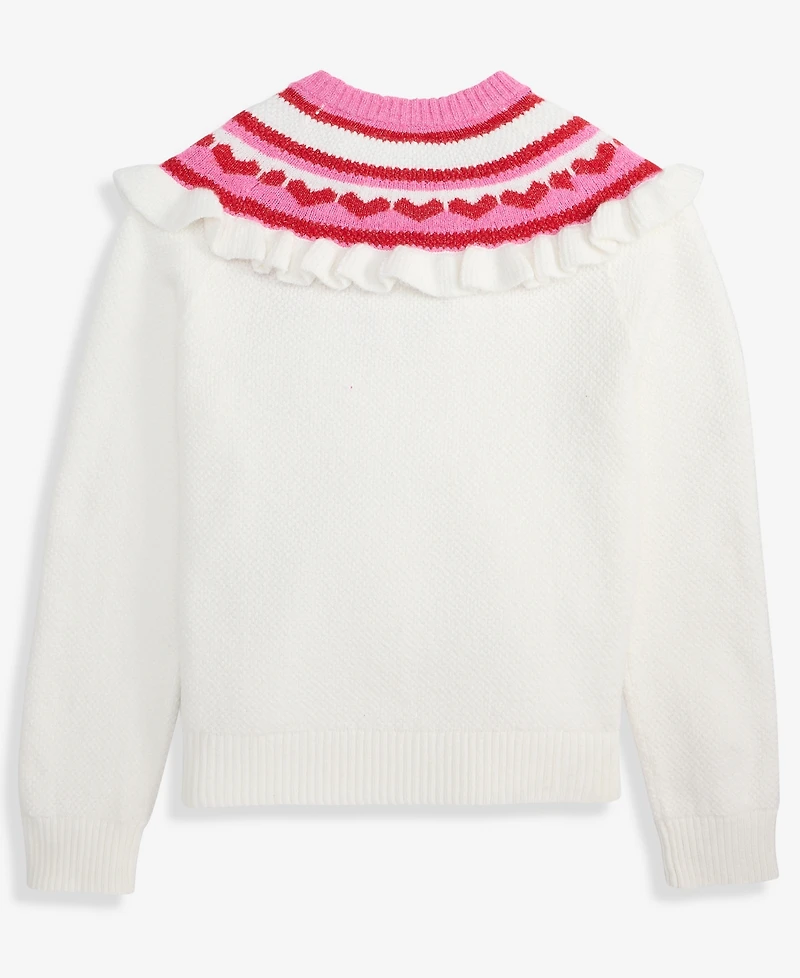 Epic Threads Girls 5-20 Heart Fair Isle Sweater, Macy's Exclusive