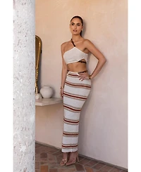 Jluxlabel Women's Isla Crochet Skirt Set