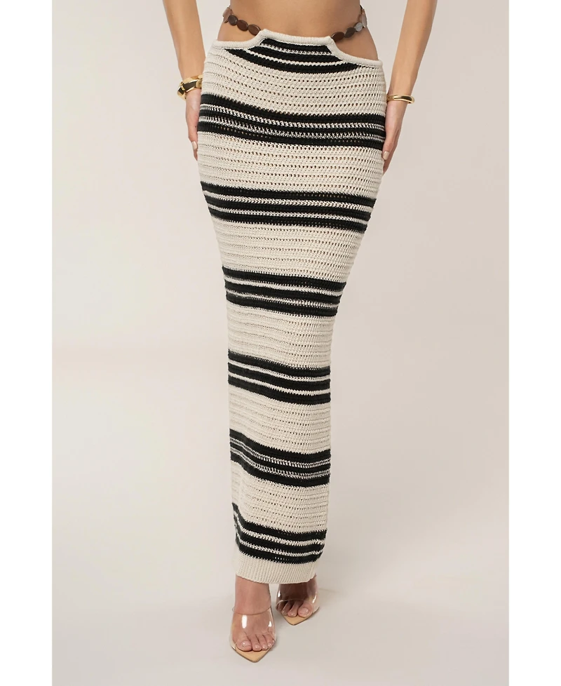 Jluxlabel Women's Isla Crochet Skirt Set