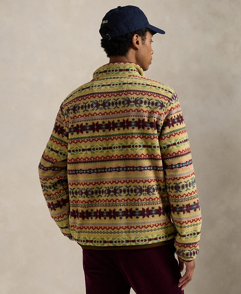 Polo Ralph Lauren Men's Fair Isle–Inspired Fleece Pullover