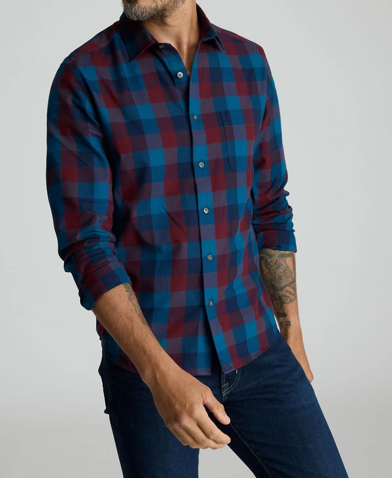 UNTUCKit Men's Regular Fit Wrinkle-Free Kaiser Button Up Shirt