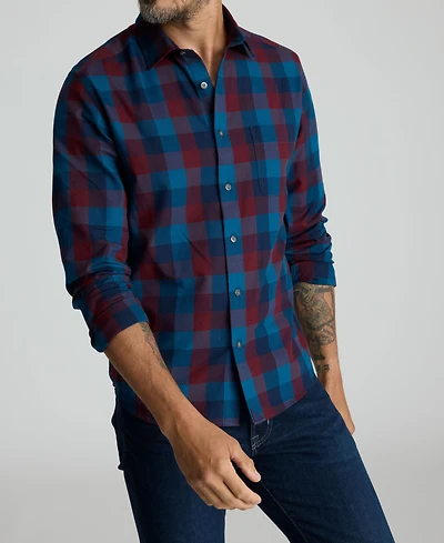 UNTUCKit Men's Regular Fit Wrinkle-Free Kaiser Button Up Shirt