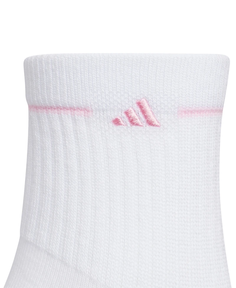 adidas Women's Cushioned Sport 3.0 3-Pack High Quarter Socks