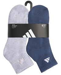 adidas Women's Athletic Cushioned Quarter Socks, Pack of 6