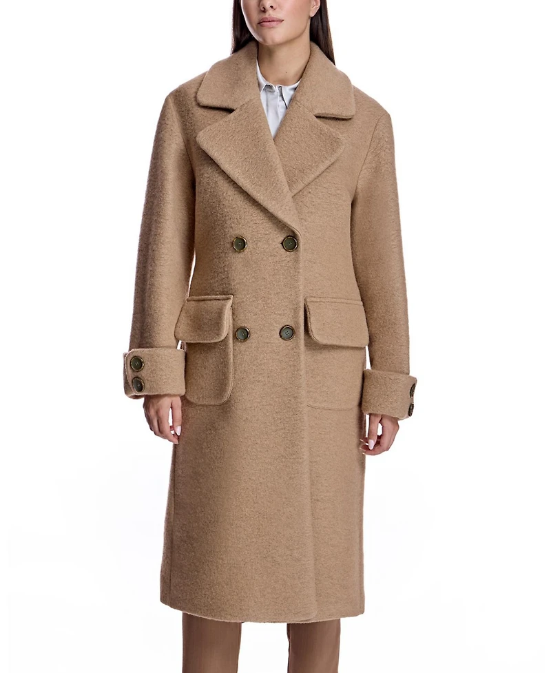 Julia & Stella by Maximilian Women's Wool Wrap Coat