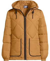 Lands' End Women's FeatherFree Insulated Diamond Quilted Jacket