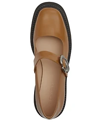 Coach Women's Tea Rose Platform Mary Janes