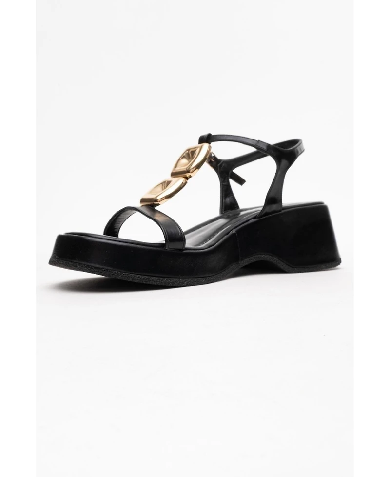 Prologue Shoes Kerry Buckle Platform Sandal (Women)