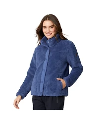 Free Country Women's Sherpa Butter Pile Button Front Jacket