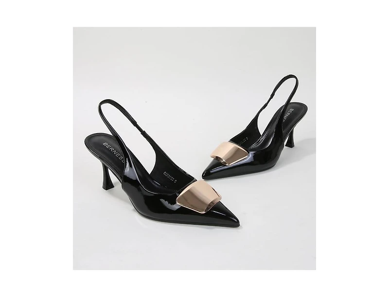 Berness Capri Slingback with Metal Accent