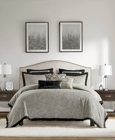 Madison Park Signature Reed Jacquard 8-Pc. Comforter Set, Queen