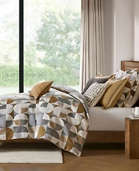 Madison Park Signature Cirque Jacquard Oversized Duvet Style 8-Pc. Comforter Set, Queen