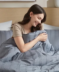 510 Design Logan Woven Striped 3-Pc. Duvet Cover Set