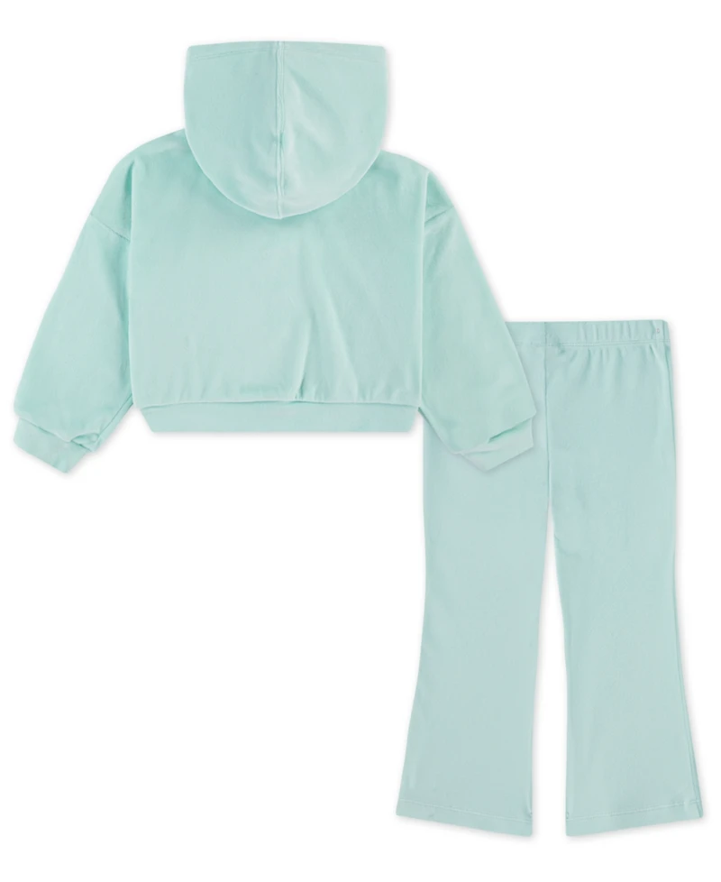 Nike Toddler Girls 2T-4T 2-Piece Zip-Up Hoodie and Flared Leggings Set