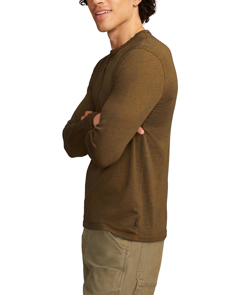 Lucky Brand Men's Venice Burnout Long Sleeve T-Shirt
