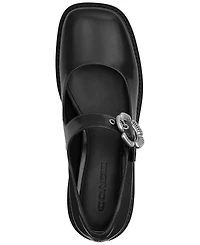 Coach Women's Tea Rose Mary Janes Slip On Flats