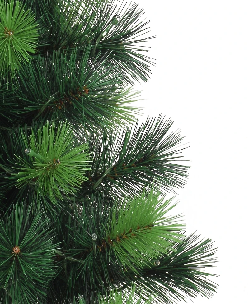 Puleo Pre-Lit Table Top Artificial Christmas Tree with 35 Lights in Sac, 2'