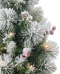 Puleo 2FT Pre-Lit Table Top Artificial Christmas Tree