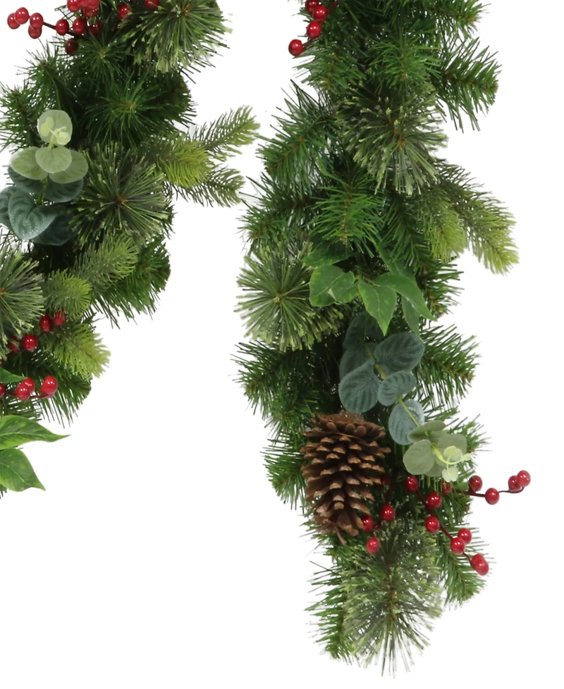 Puleo Decorated Christmas Garland