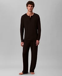 Calvin Klein Men's Henley Neck Sleep Top