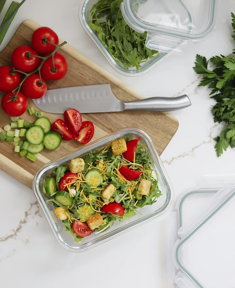 Sedona Kitchen 16-Pc. Glass Storage Set with Lid