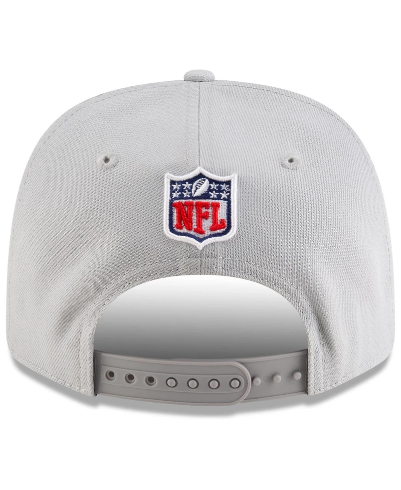 New Era Men's Gray Seattle Seahawks 2025 Nfl Rivalries Sideline 9SEVENTY Adjustable Hat