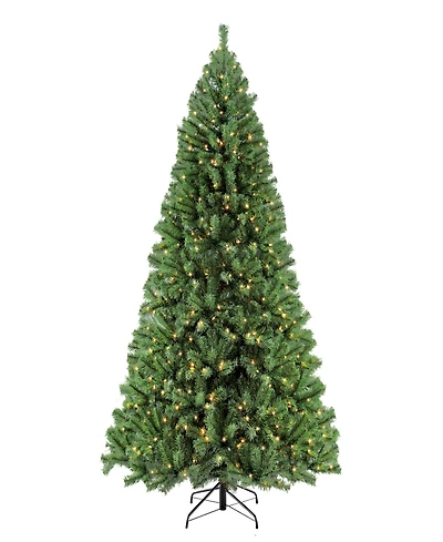 Puleo 9FT Pre-Lit Nebraska Fir Artificial Christmas Tree