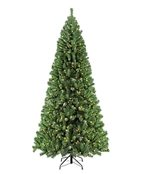 Puleo 9FT Pre-Lit Nebraska Fir Artificial Christmas Tree