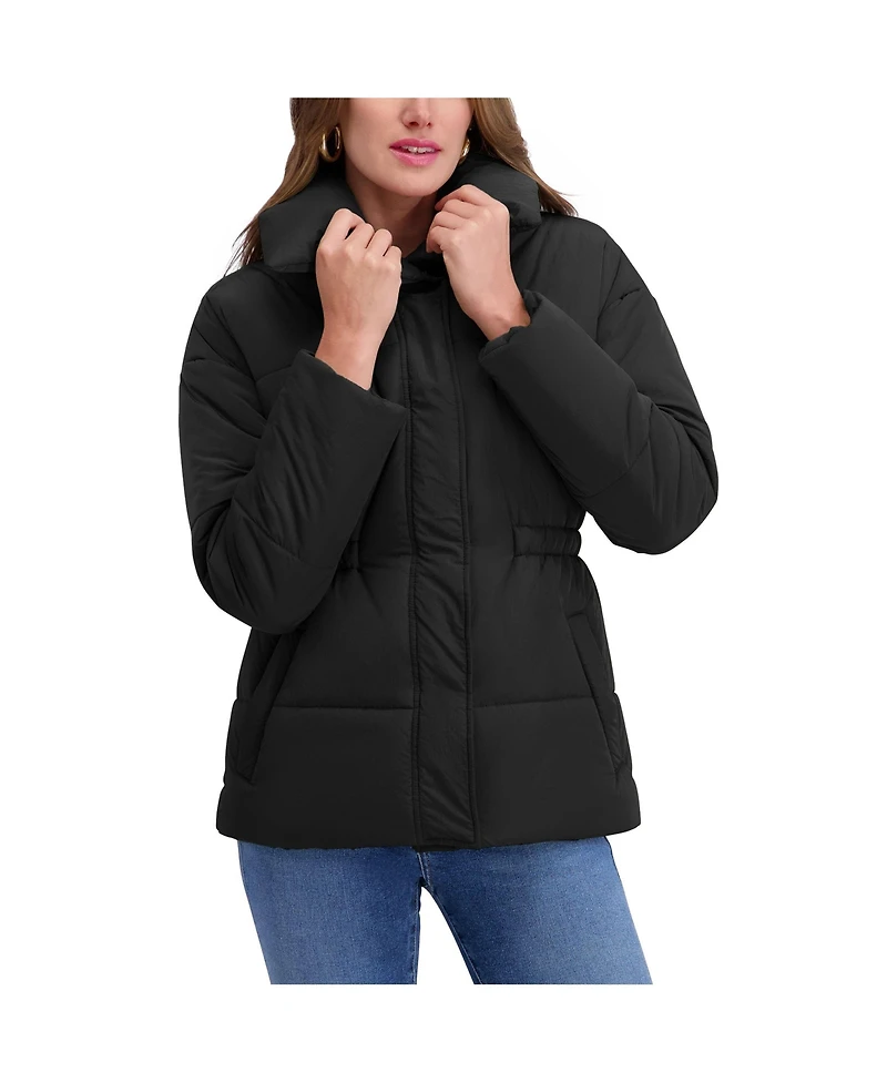 Kensie Cinched Waist Puffer