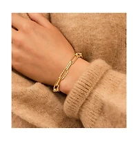 Sienna Adjustable Paperclip Chain Stackable Bracelet