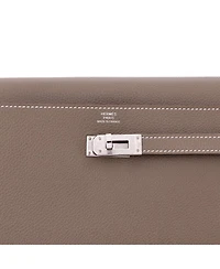 Pre-Owned Hermes Kelly To Go Wallet Evercolor