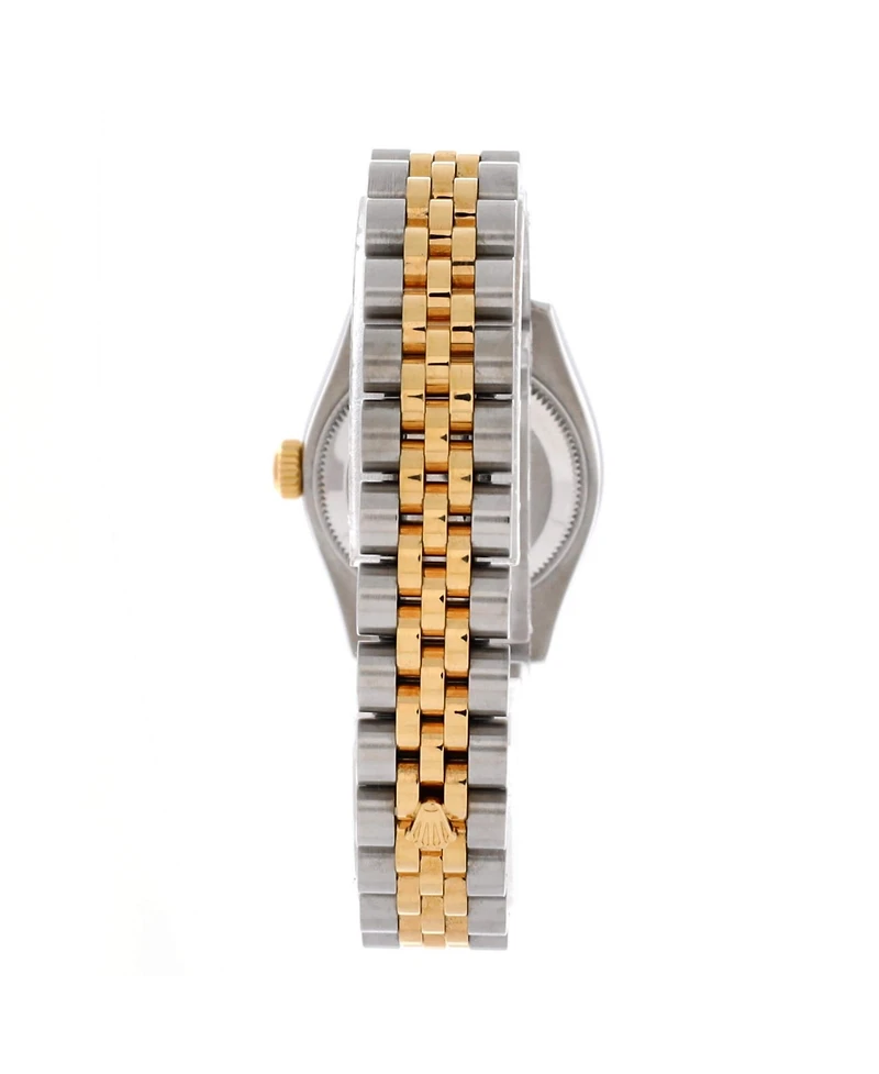 Pre-Owned Rolex Oyster Perpetual Datejust Automatic Watch in Stainless Steel and Gold with Diamond Markers 26mm